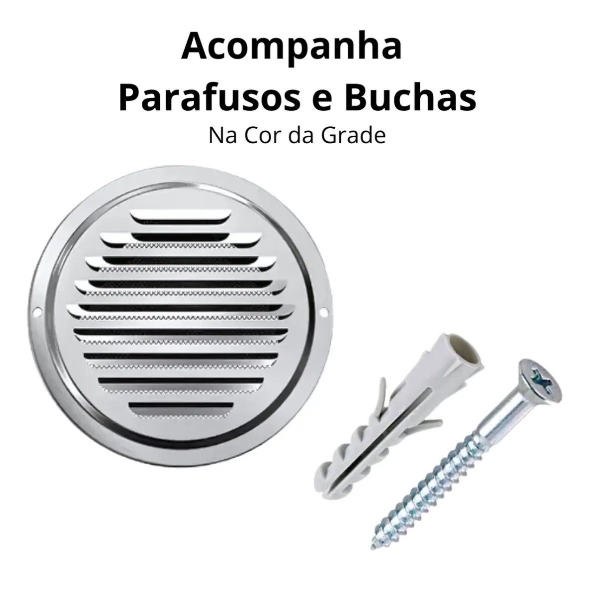 Grade Inox Trailer Coifa Motorhome Ventilação 100mm 125mm 150mm 200mm 250mm 300mm 6