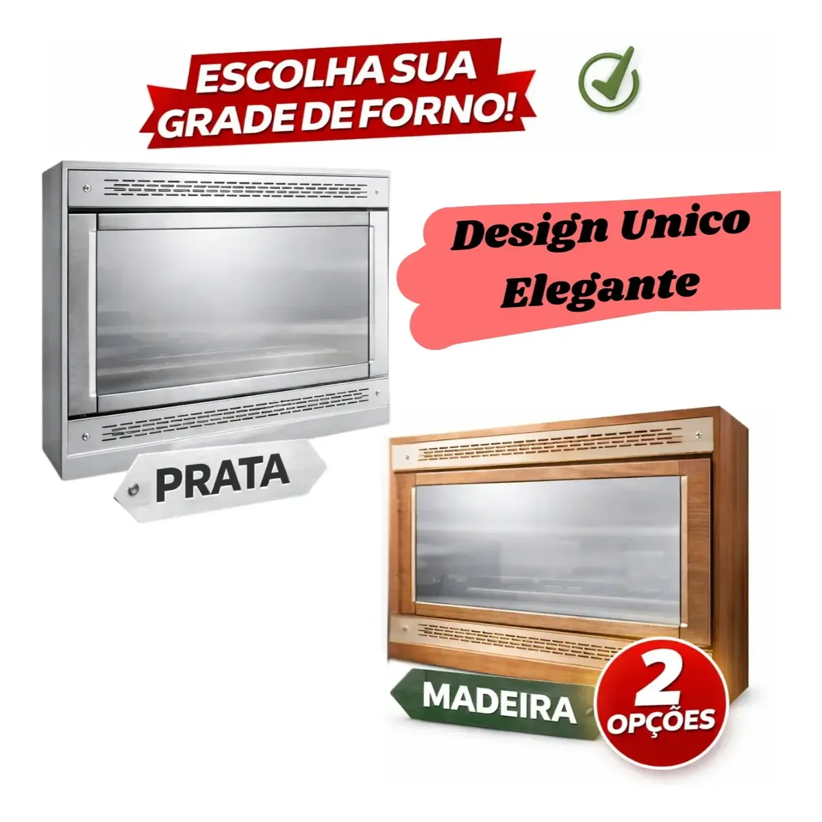 Grade De Ventilação Para Forno E Micro-ondas De Embutir Inox 2