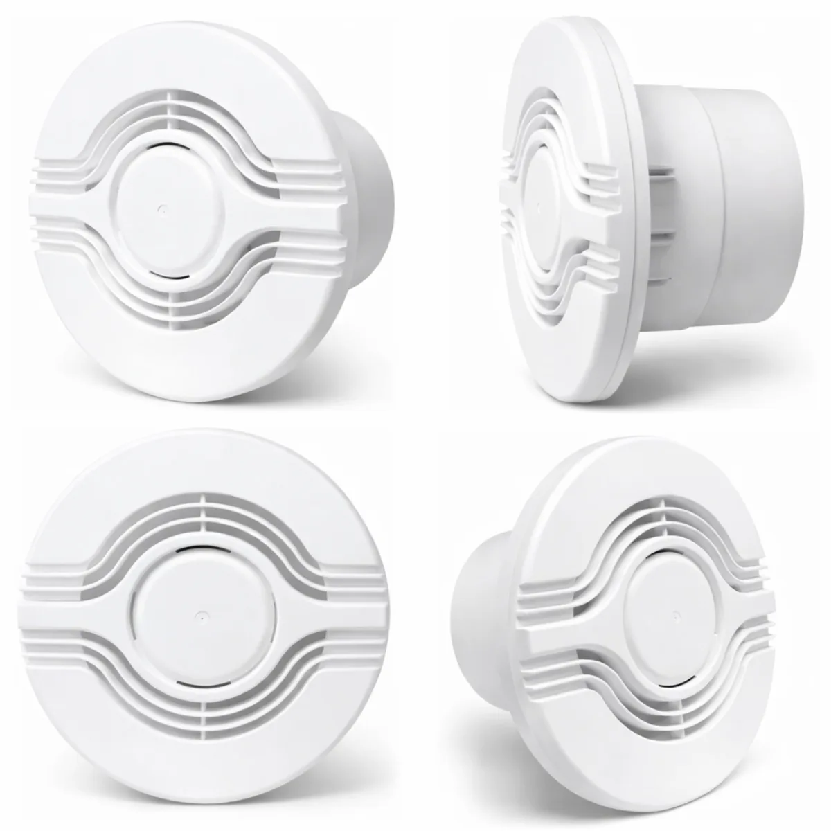 Exaustor Ventilador Banheiro 100mm Com Grade Duto 110v 220v 10