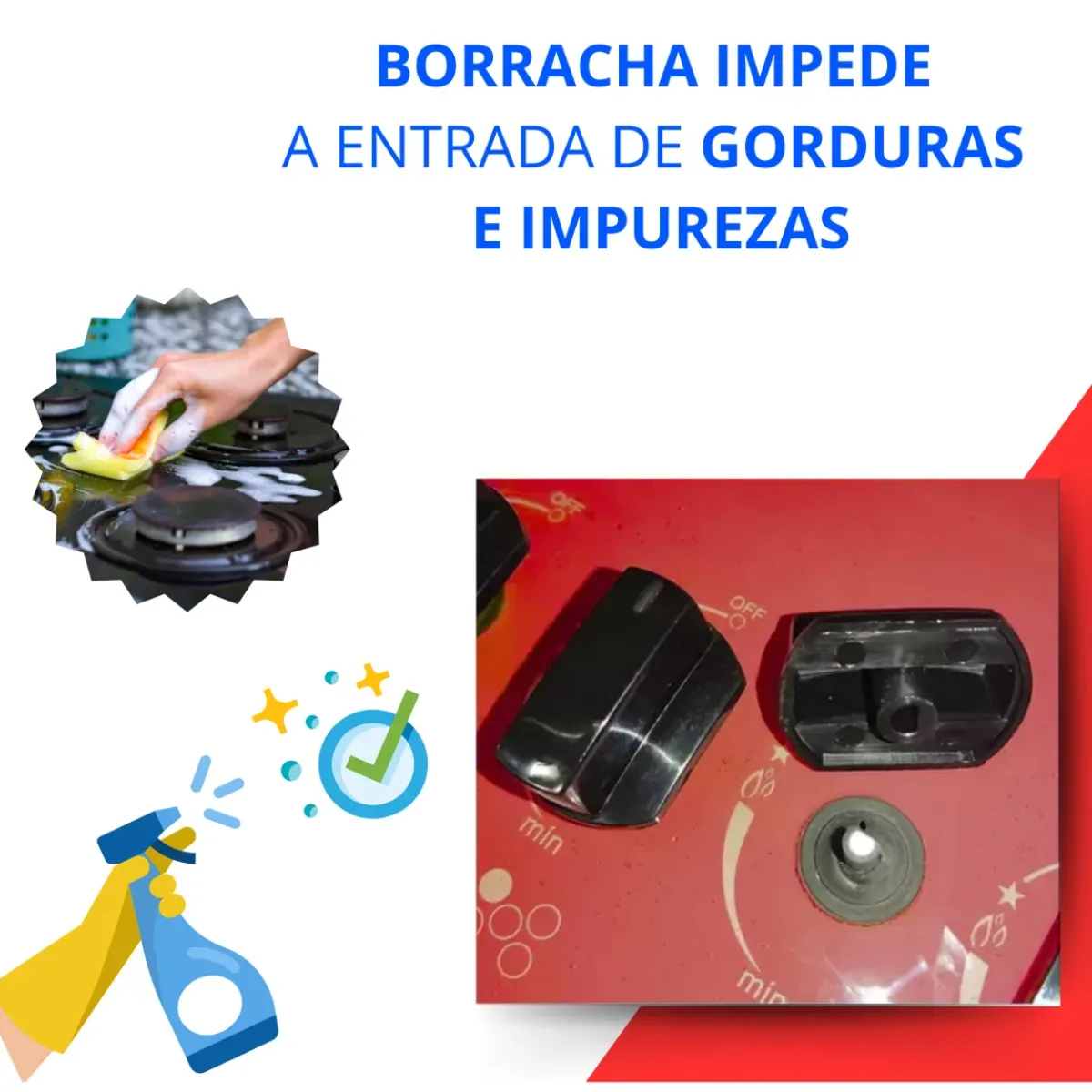 Kit Registro Para Fogão Engate Rápido 5