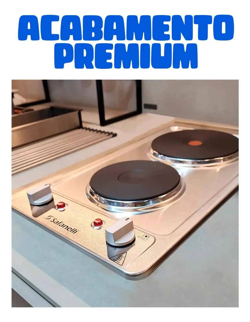 Cooktop Elétrico 2 Bocas 220v Fogão Embutir 2
