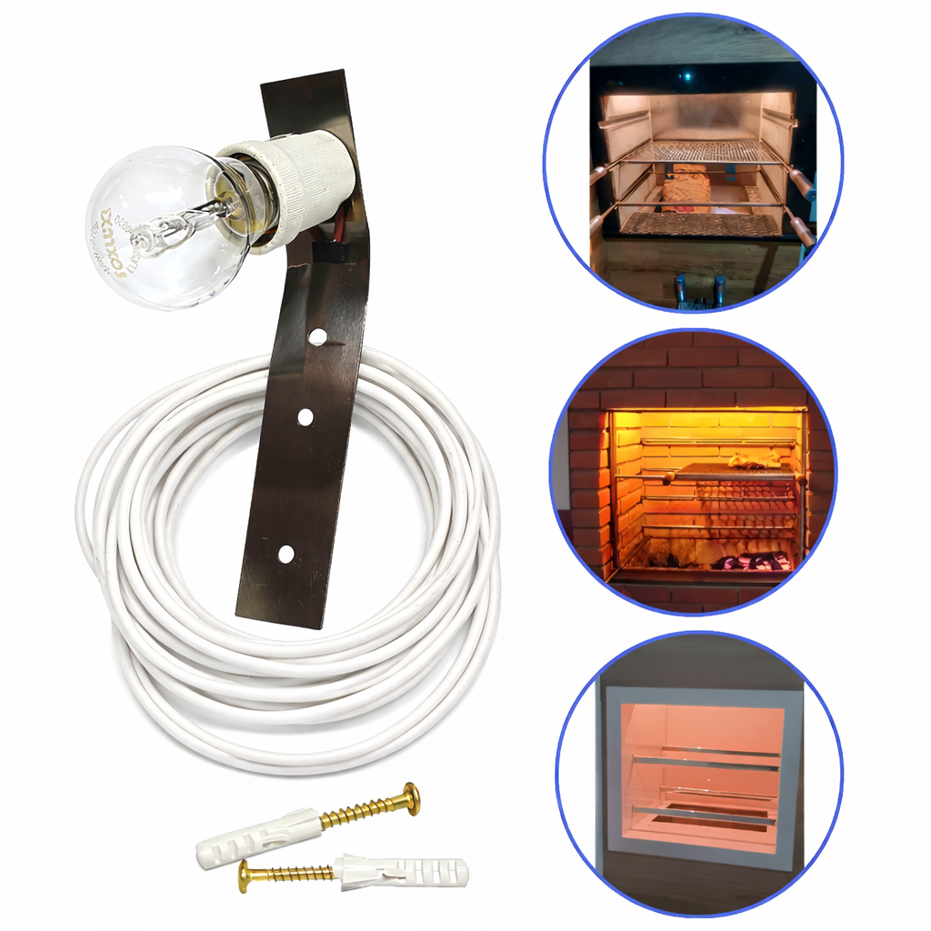 Kit Lâmpada Para Churrasqueira Anti-Chamas 150watts