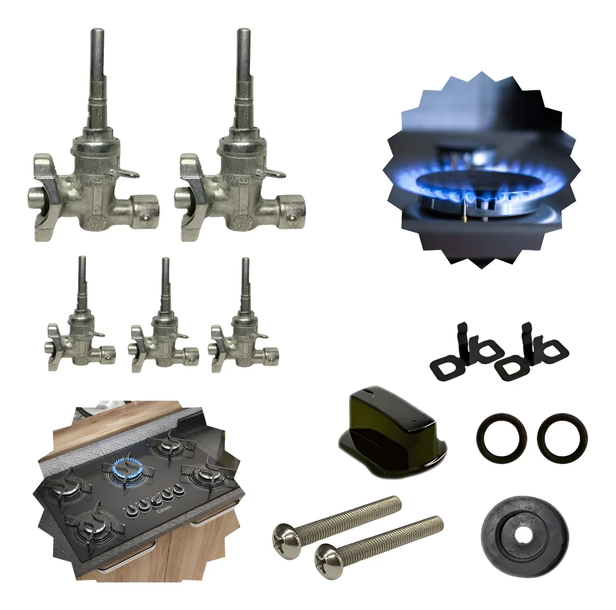 Kit Registro Para Fogão Engate Rápido